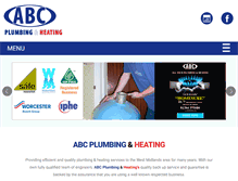 Tablet Screenshot of abcplumbing.co.uk